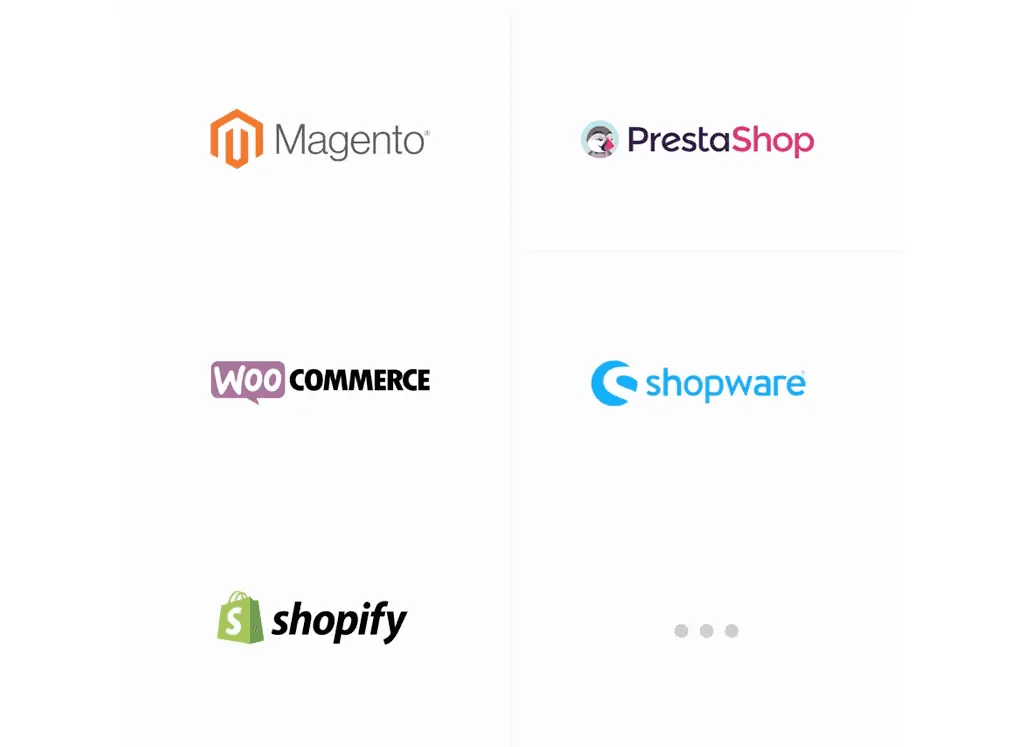 Logoer for integration med e-handelsplatforme