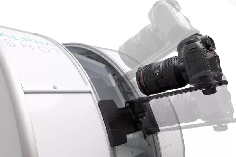 Integreret kameraholder på Alphashot 360