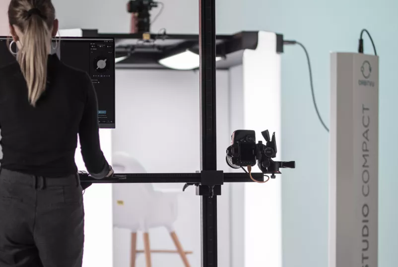 Kamerapositionering på Alphastudio Compact
