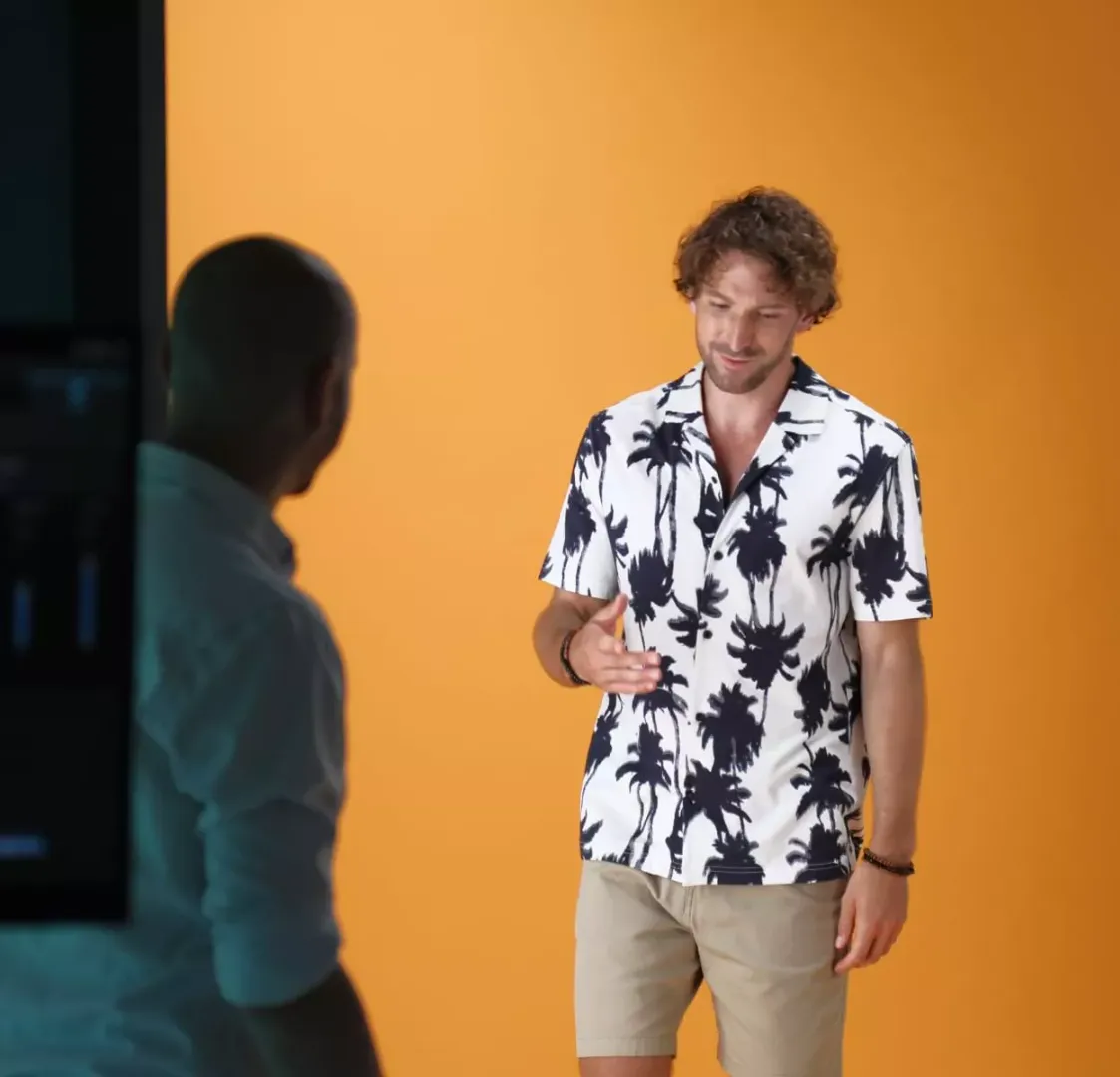 Automatiseret fotografering med live model med Orbitvu