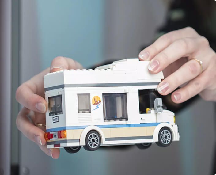 Motoriseret kamera til bilfotografering