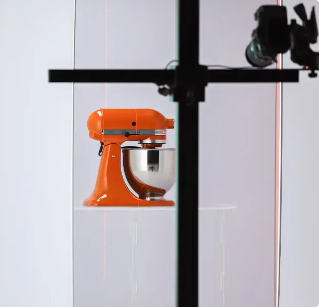 Produktbillede af orange KitchenAid-køkkenmaskine